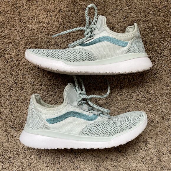 Vans Shoes - VANS Women's 8 Athletic Sneakers Teal Running Shoes Lace Up Gym Trainers